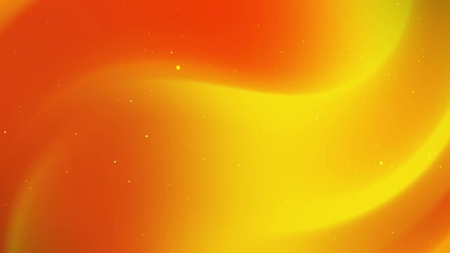 Abstract background with vibrant orange and yellow gradient and subtle white dots. Suitable for digital presentations, web design, and print materials.