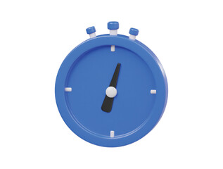 Alarm watch icon 3d render illustration