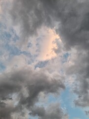 clouds in the sky
