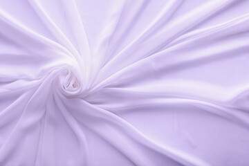 Beautiful lavender color tulle, closeup view of fabric