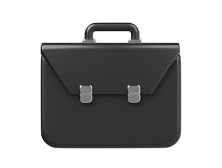 Business bag icon 3d render illustration