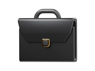 Business bag icon 3d render illustration