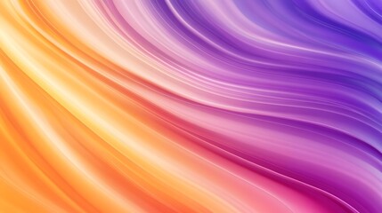 Obraz premium Gradient, Waveforms, Purple and Orange, Abstract Image, Texture, Pattern Background, Wallpaper, Smartphone Cover and Screen, PC, Laptop, 9:16 and 16:9 Format