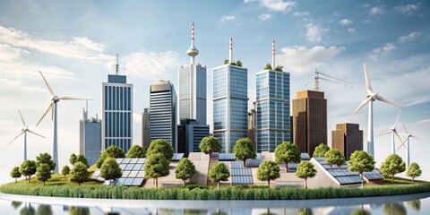 Sustainable Urban Development with Renewable Energy Sources and Green Infrastructure for ESG and Net Zero Goals
