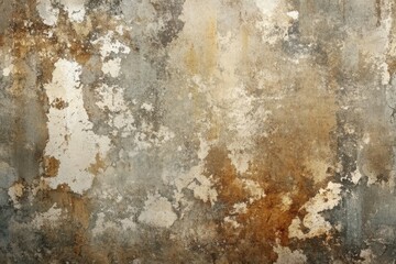 Aged textured background showcasing subtle browns, rich grays, and creamy tones. Distressed retro canvas providing space for text or images. Perfect for titles or advertisements