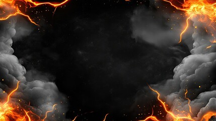 Dynamic abstract fire sparks texture with flying embers on a dark background, capturing vibrant orange colors in motion