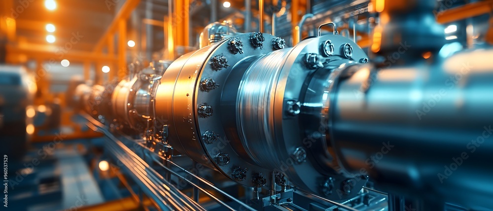 Poster cutting edge ai driven predictive maintenance system in a sophisticated industrial environment symbo