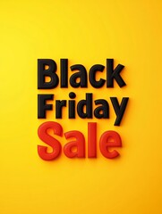 Obraz premium Black Friday Sale Poster and Banner