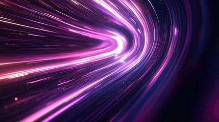 Modern abstract high speed motion effect PNG featuring futuristic dynamic technology suitable for banner or poster backgrounds with swift lines and swirling light