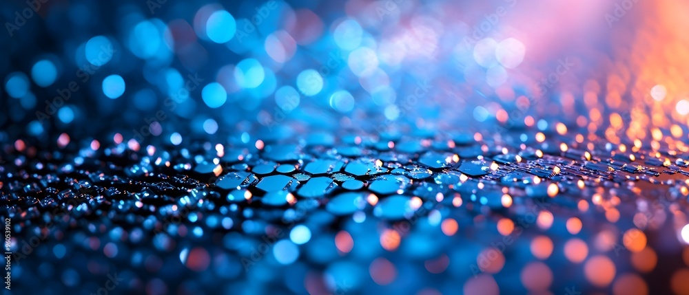 Poster futuristic semiconductor materials and advanced transistor architecture concepts depicted with a shi