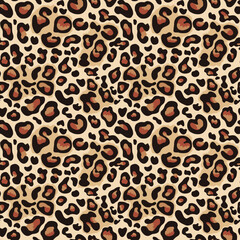 
leopard pattern modern seamless vector illustration, classic fashionable stylish print, design with leopard spots