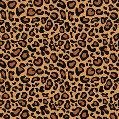 
leopard print vector skin texture, fashionable stylish animal design with spots
