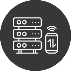 Server Vector Icon Design