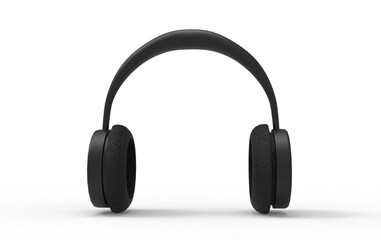 headphones isolated on white