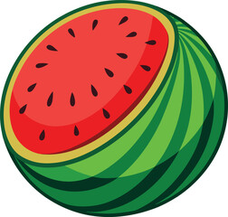 watermelon vector
