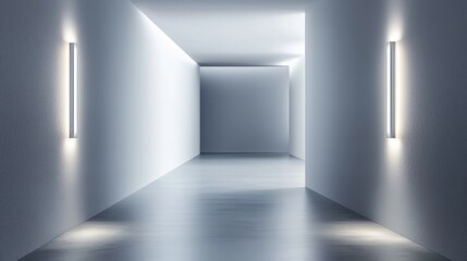 Lighting Solutions for Minimalist Hallways, Examine how minimalist lighting can be used in hallways, such as wall-mounted linear lights or recessed ceiling lights.