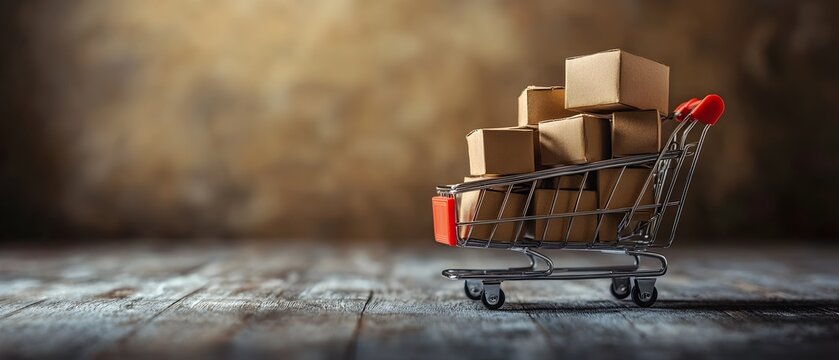 Integrating Dropshipping and Online Course Offerings as a Passive Income Concept With Copy Space for Text Overlay