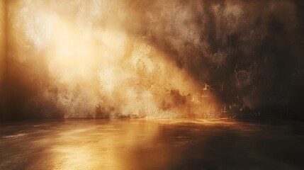 Dramatic and Evocative Textured Backdrop with Warm Sepia Tones and Subtle Lighting Creating a Nostalgic and Atmospheric Photography Concept with Copy Space for Text