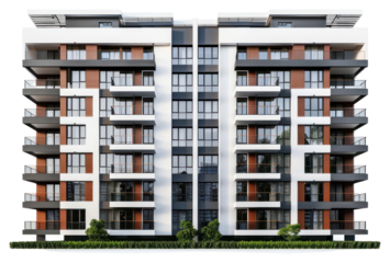 Modern urban apartment building design