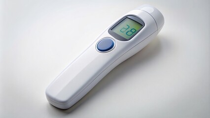 isolated, non-contact, contactless, non-invasive, quick results, body temperature, measure, Non contact electronic thermometer designed to measure body temperature without physical contact
