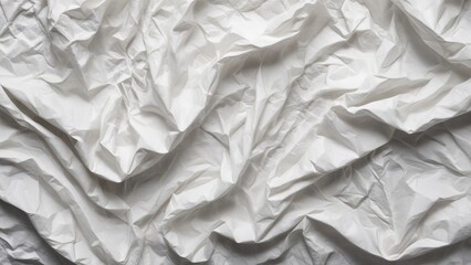 Obraz premium crumpled white plastic texture as background.
