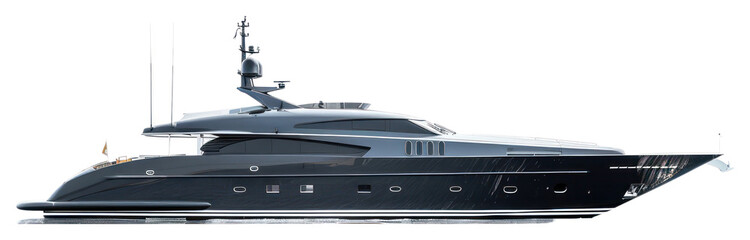 Naklejka premium PNG Luxury modern sleek yacht design