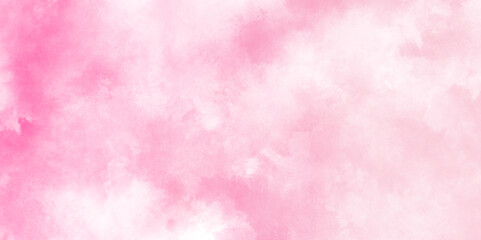 Light pink abstract watercolor background with paper texture and stains, Abstract pale pink sponge grunge clouds background for design. pink watercolor technique on watercolor paper.	