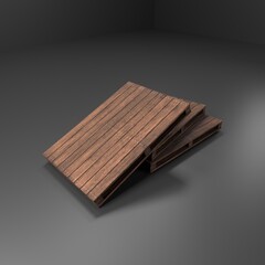 chocolate bar on a wooden table