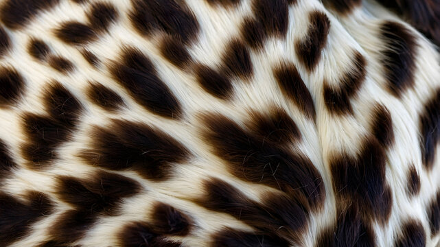 Leopard Fur Texture Close-up
