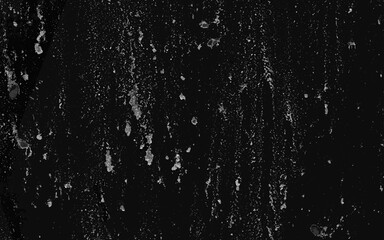 Abstract elegant dark black background vector illustration with vintage distressed grunge texture and white charcoal color paint. Dark grey textured concrete wall splash particle white fire effect.