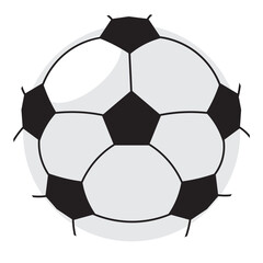 Fototapeta premium soccer ball on white