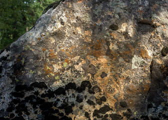 Boulder near the Wenatchee river
