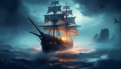 Obraz premium house with bats