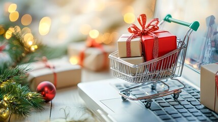 Global online marketplace showcasing seasonal products, close-up of regional promotions and international trends