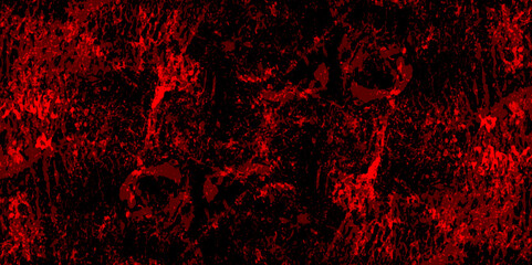 Trendy living coral color texture of a concrete wall with cracks and scratches. limestone textured background. Decorative red panoramic background texture. Vintage texture of plaster or grungy marble.