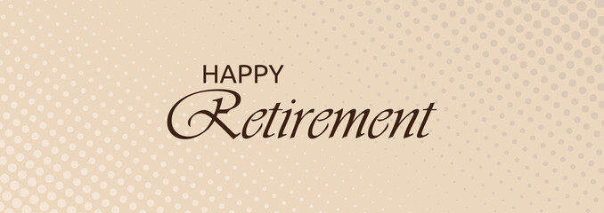 happy retirement text	