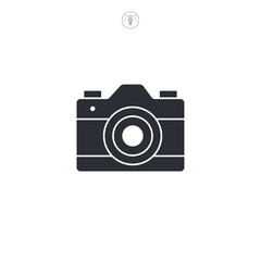 Camera icon symbol vector illustration isolated on white background
