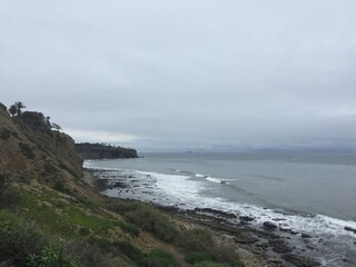 clouds over the sea