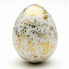 the eggs with gold texture 