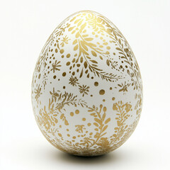 the eggs with gold texture 