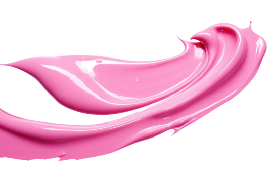 PNG Nail polish pink white background splattered.