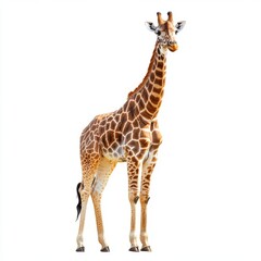 Fototapeta premium Giraffe Isolated