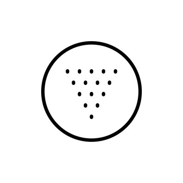 recommend clip art: Spray cloud vector icon. Water, perfume or gas outline pictogram, humidifier vapor, hairspray or shower drops, nasal spray, aerosol fluid sprinkle symbol