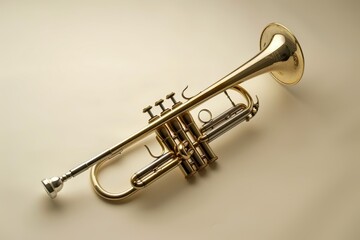 Obraz premium Trumpet a Jazz Music Instrument