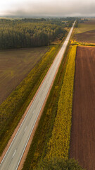 road in the countryside