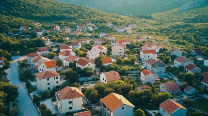 Fototapeta premium Zlarin's houses