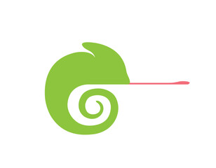 Creative chameleon vector illustration symbol design illustration  © Abrastack Stu Design