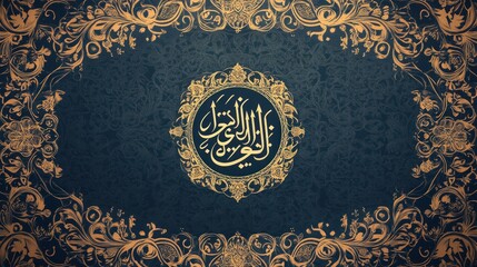 Islamic Calligraphy Background