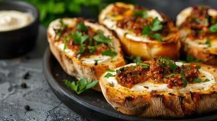 Gourmet Tapenade Crostini 