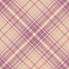 Tough tartan plaid background, quiet texture vector textile. Many check seamless fabric pattern in light and pink colors.